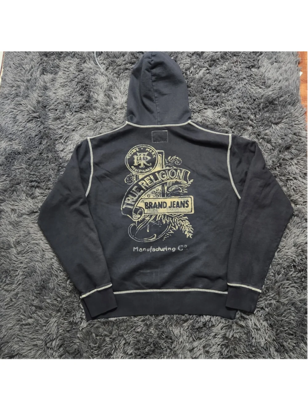 Vintage True Religion Tracksweat Hoodie Size XXXL made in Mexico authentic